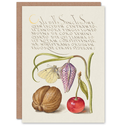 Model Book of Calligraphy Art Card Snakeshead Walnut and Cherry