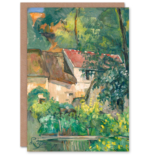 Paul Cezanne Art Card House of Pere Lacroix in Auvers France