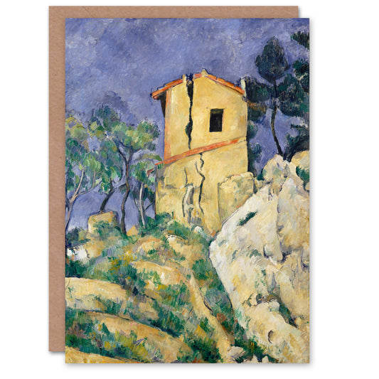 Paul Cezanne Art Card The House with the Cracked Walls