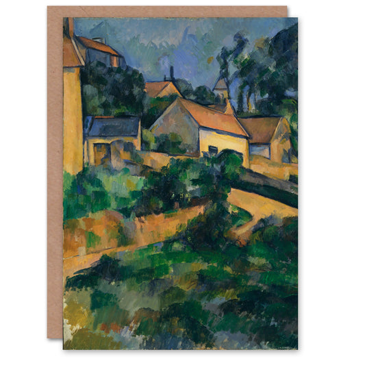 Paul Cezanne Art Card Turning Road at Montgeroult