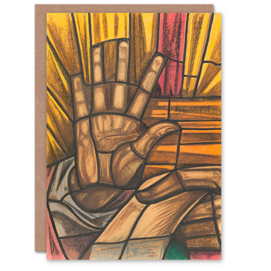 Richard Roland Holst Art Card St Luke Hand Design for Dom Church