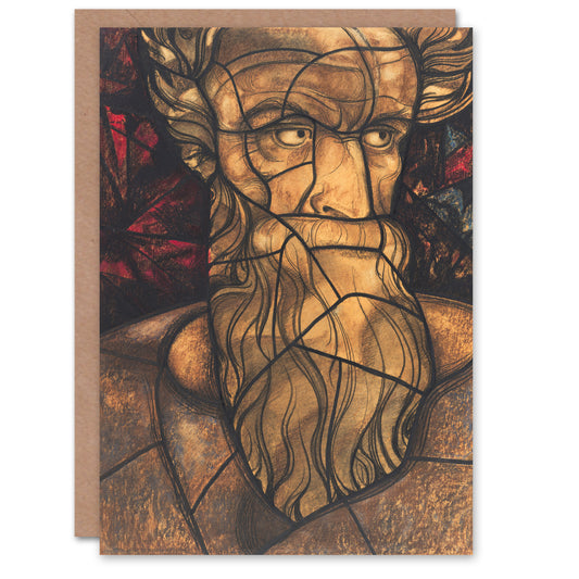 Richard Roland Holst Art Card St Matthew Stained Glass Design