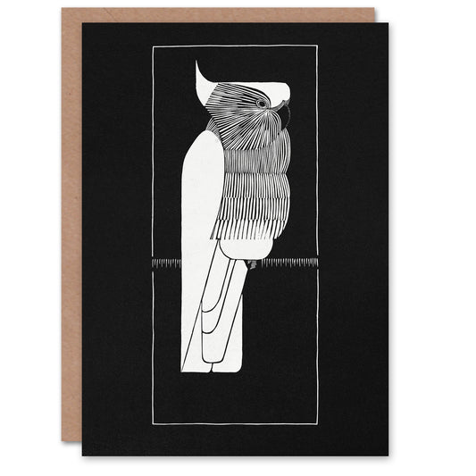 Samuel J De Mesquita Art Card Sulphur Crested Cockatoo Parrot
