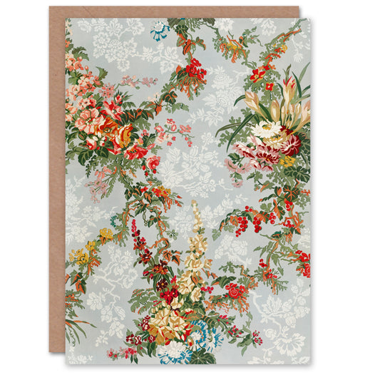 Sir Matthew Digby Wyatt Art Card Elegant Vintage Flower Pattern