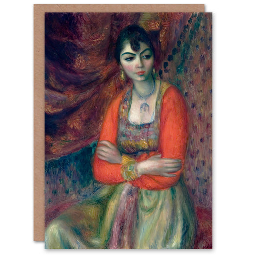 William James Glackens Art Card Armenian Girl Portrait