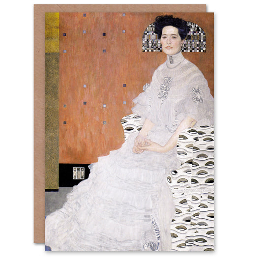Gustav Klimt Art Card Fritza Riedler Portrait Painting