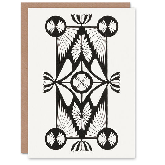 Samuel J De Mesquita Art Card Ornament With Diamond Shape