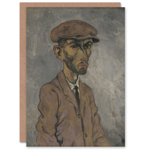 Arnold Weisz Kubincan Art Card Artists Self Portrait