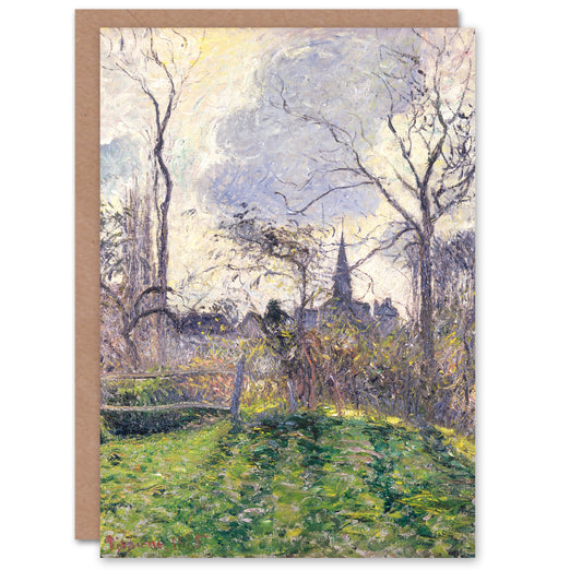 Camille Pissarro Art Card The Bell Tower of Bazincourt