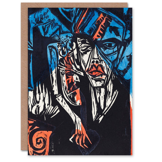 Ernst Ludwig Kirchner Art Card The Agonies of Love
