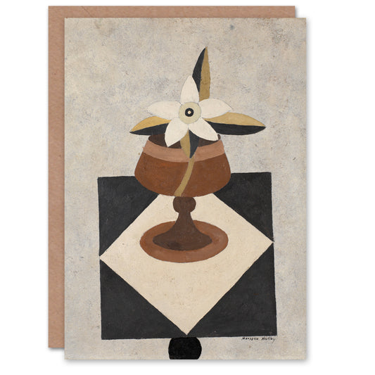 Marsden Hartley Art Card Flowerpiece Abstract Painting