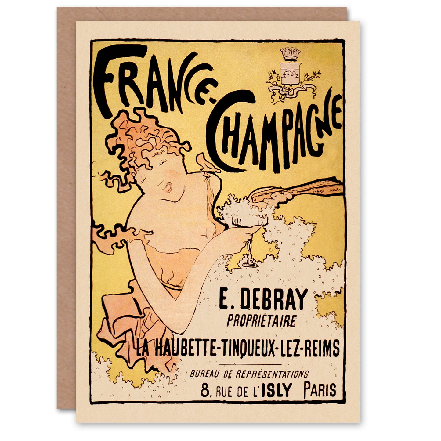 Pierre Bonnard Art Card France Champagne Vintage Advert