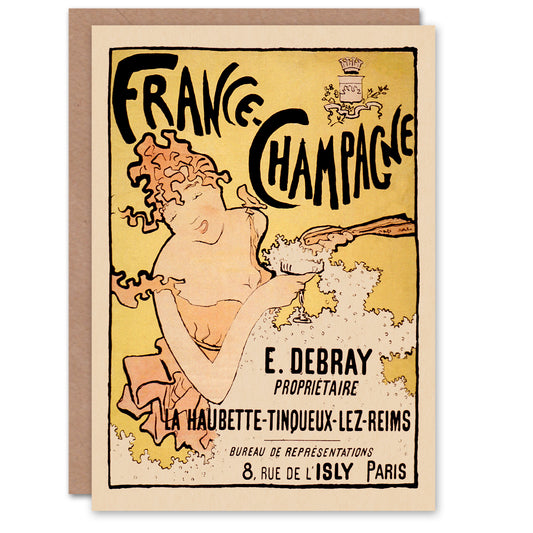 Pierre Bonnard Art Card France Champagne Vintage Advert
