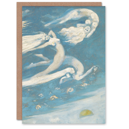 Weisz Kubincan Art Card Composition Floating Figures