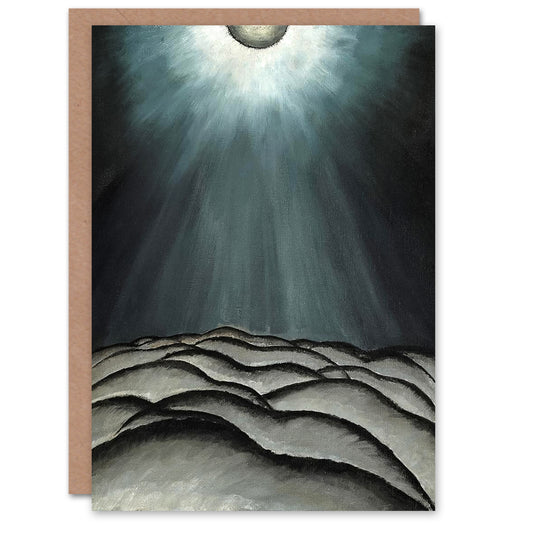 Arthur Dove Art Card Moon and Sea No II Abstract Painting