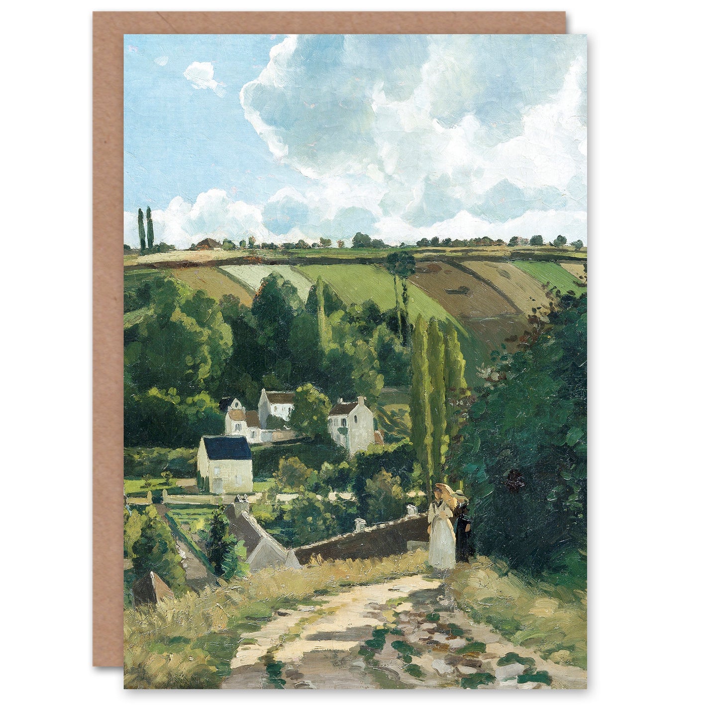 Camille Pissarro Art Card Jalais Hill Pontoise Landscape