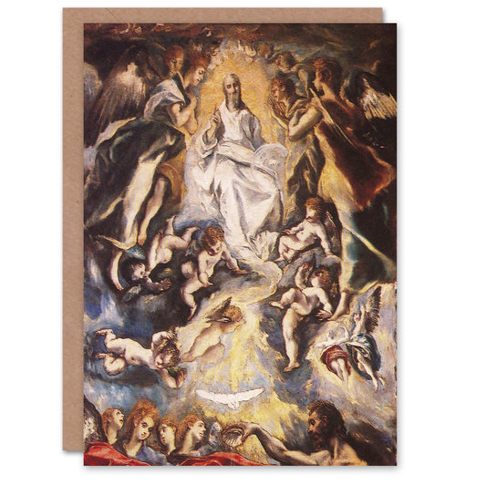 El Greco Art Card The Baptism of Christ God the Father