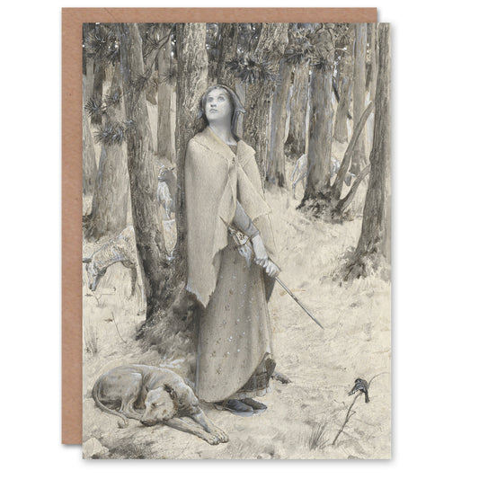 Luc Olivier Merson Joan of Arc Hearing the Voices Art Greeting Card