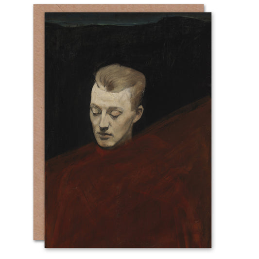 Magnus Enckell Portrait of Bruno Aspelin Art Greeting Card