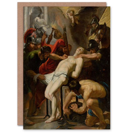 Peter Paul Rubens Martyrdom of Saint Lawrence Art Greeting Card