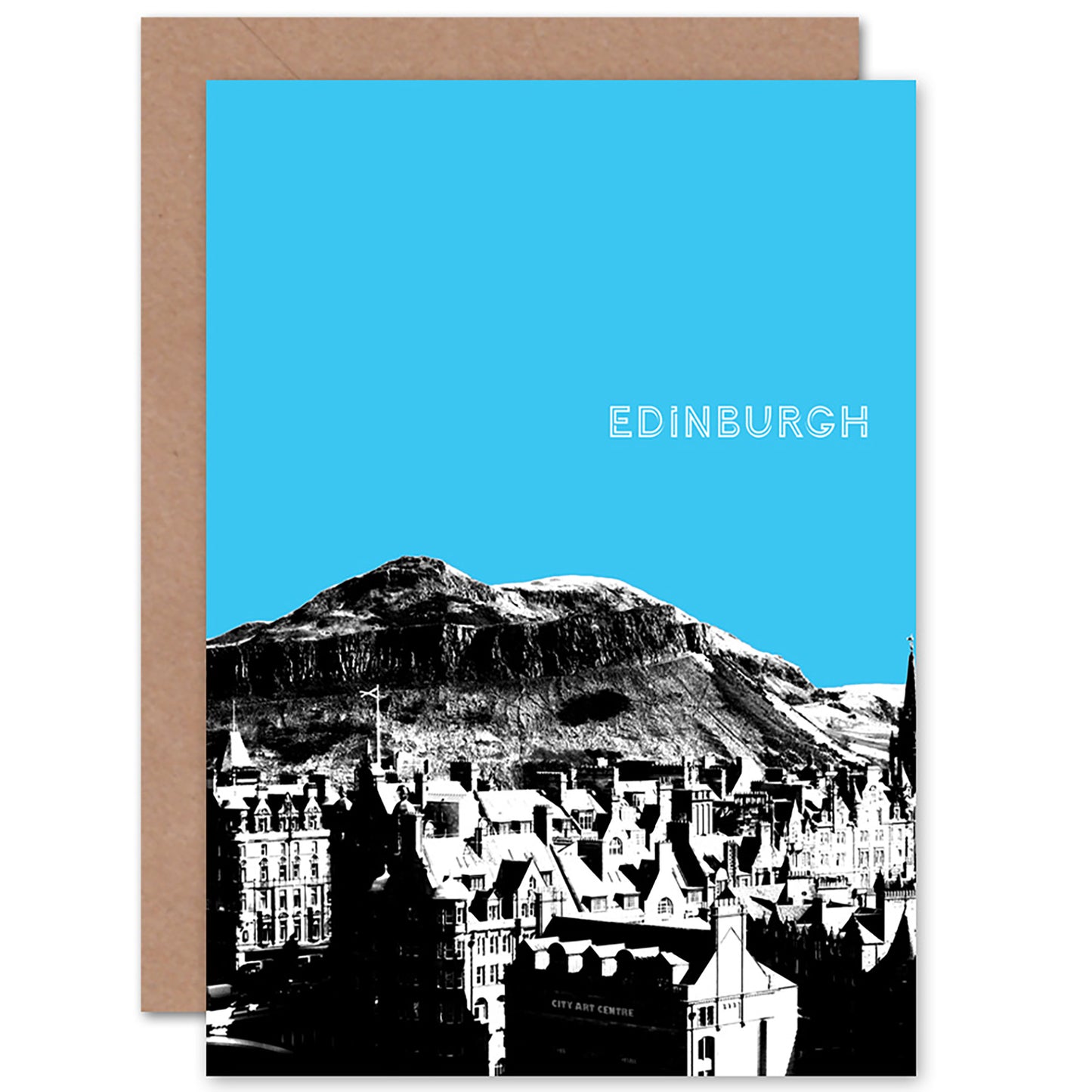Arthur's Seat Edinburgh Scottish Card