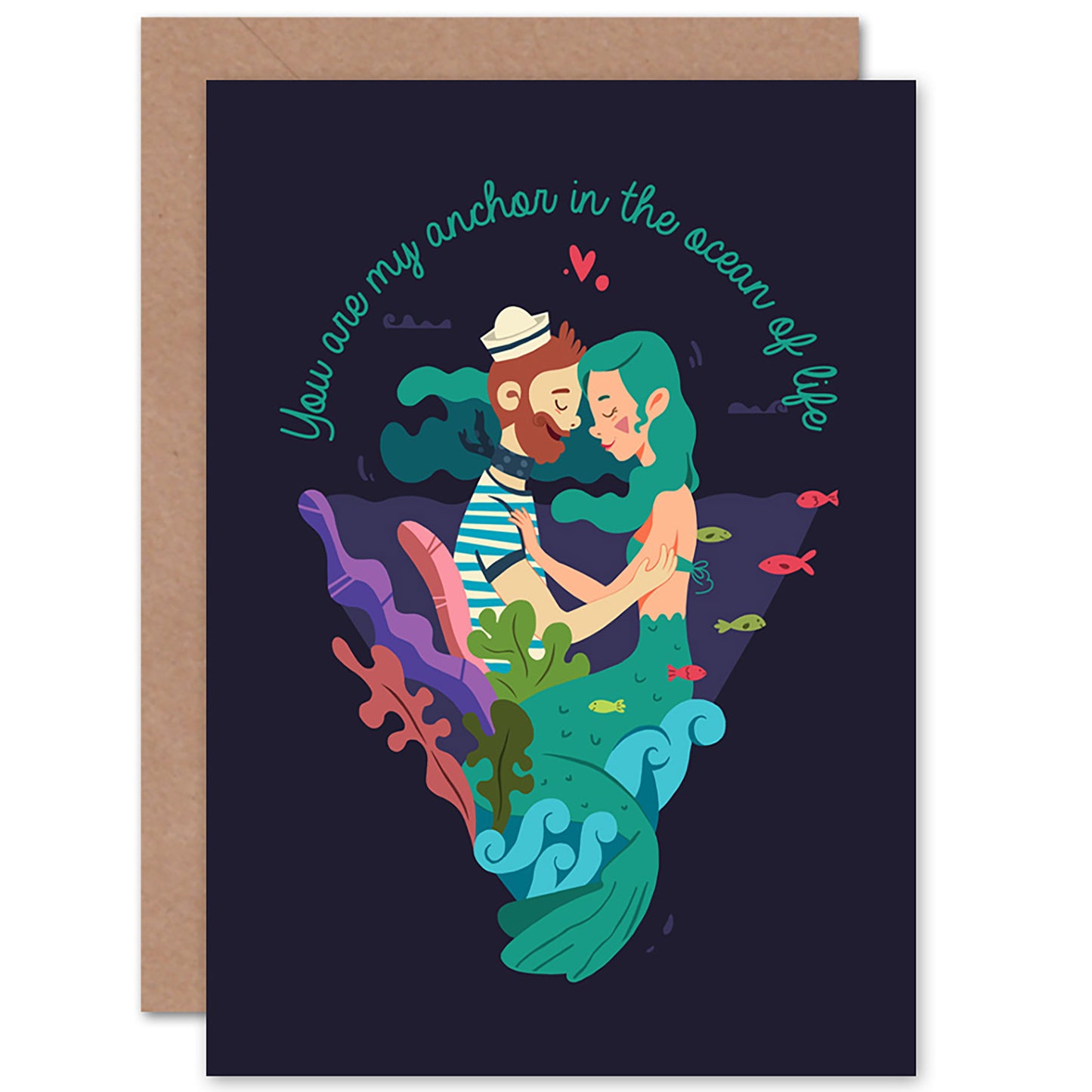 You Are My Anchor Love Sailor Romantic Card