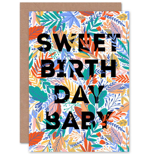 Leaves Plant Lover Sweet Birthday Card