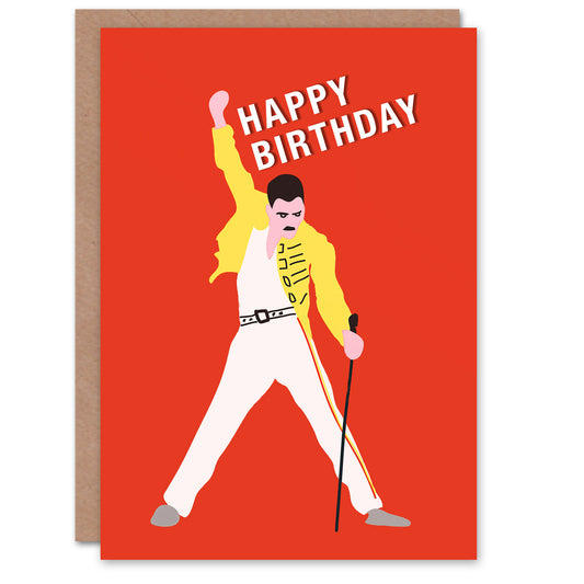Happy Birthday Another Bites the Dust Mercury Birthday Card