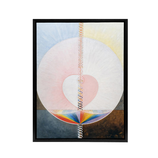 Hilma Af Klint Group Ix Uw No 25 The Dove Black Framed Canvas Art Print