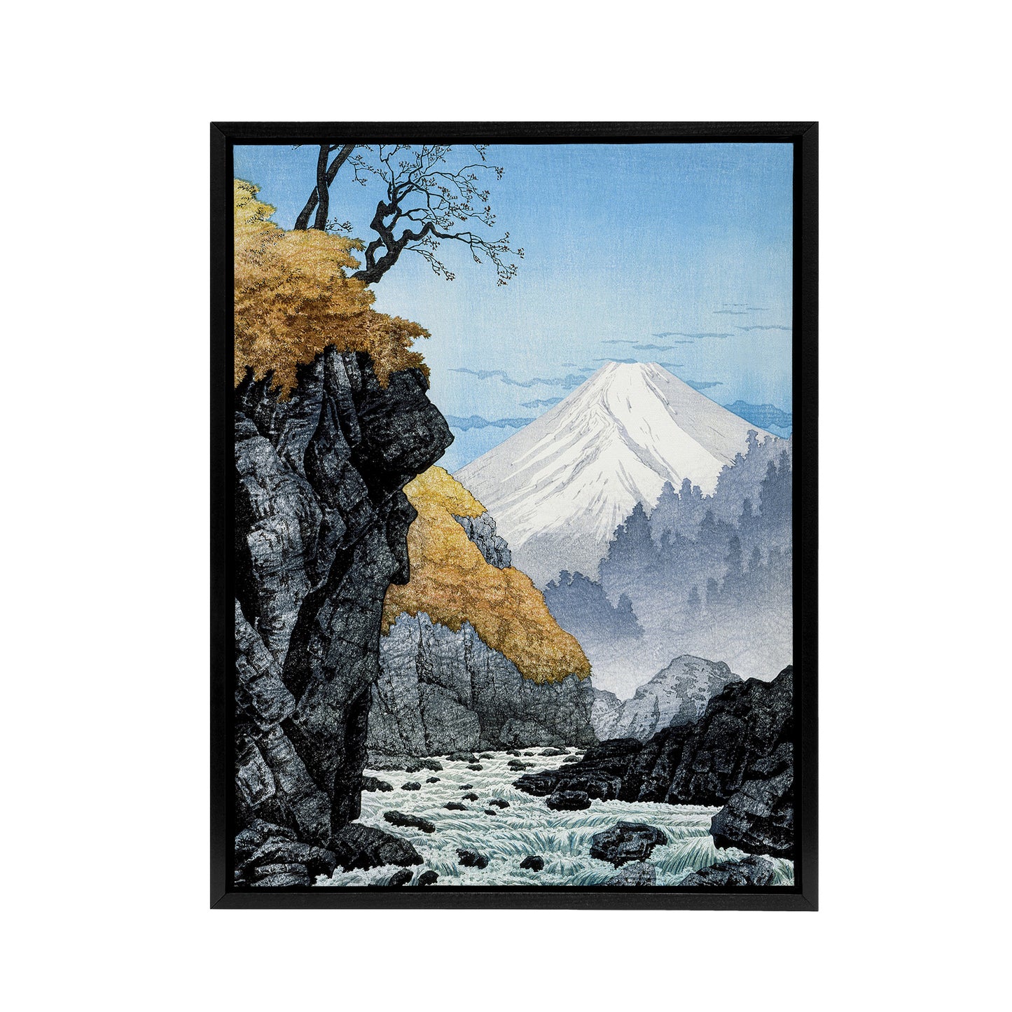 Foot Of Mount Ashitaka Framed Canvas Wall Art Print Hiroaki Takahashi