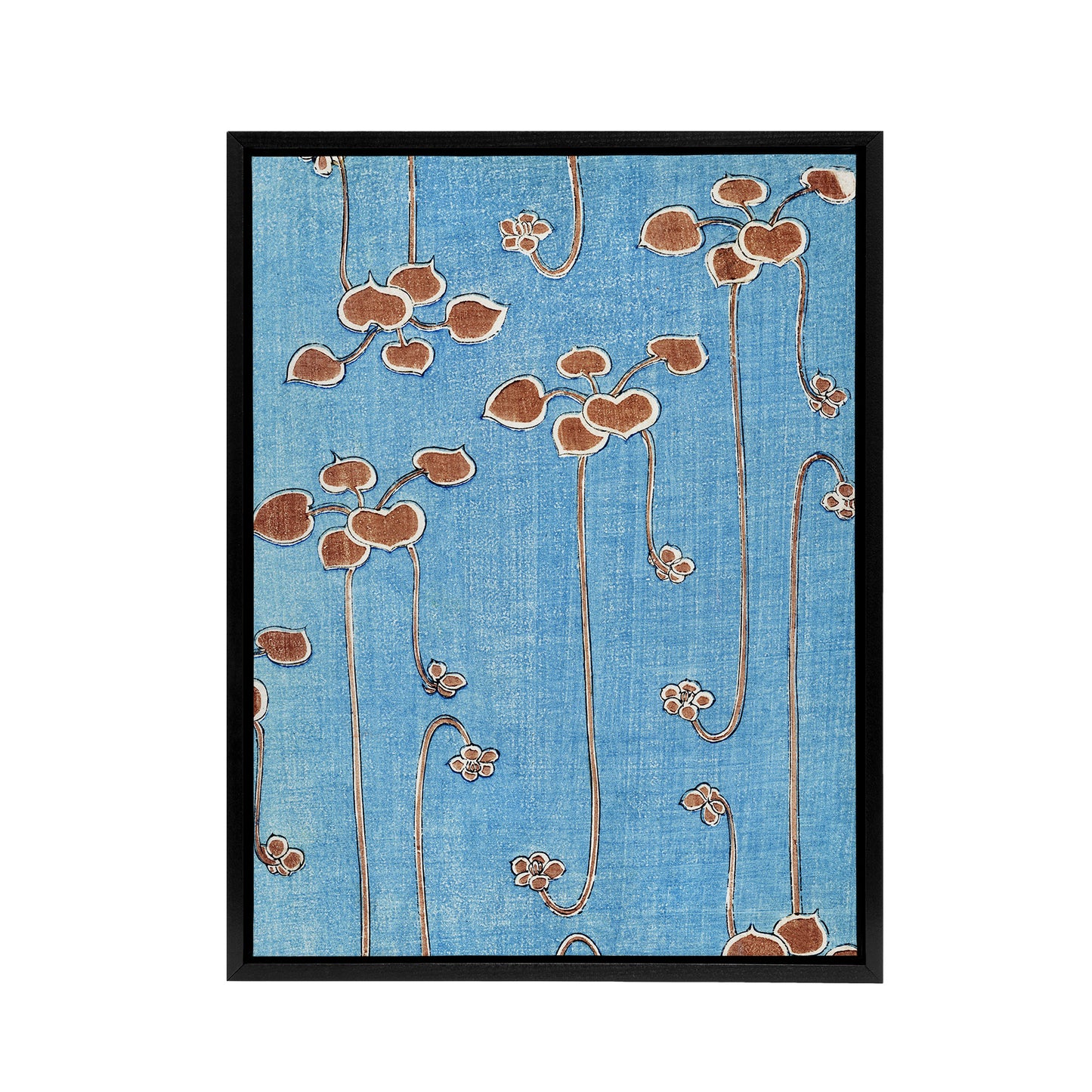 Vintage Vine Illustration Framed Canvas Wall Art Print Shin Bijutsukai