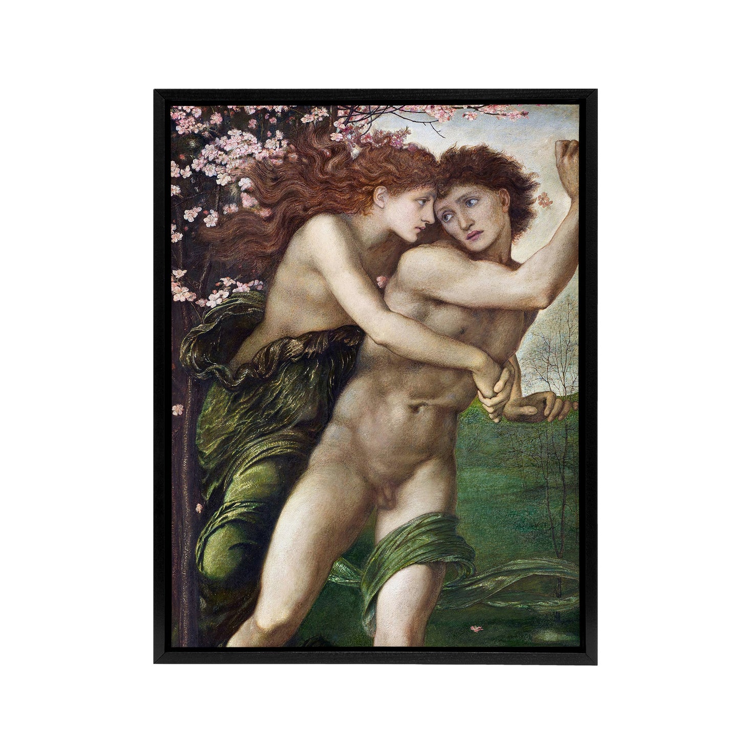 Phyllis and Demophoon Framed Canvas Wall Art Print Edward Burne Jones