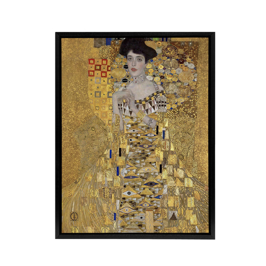 Portrait of Adele Bloch Bauer I Framed Canvas Wall Art Print Klimt