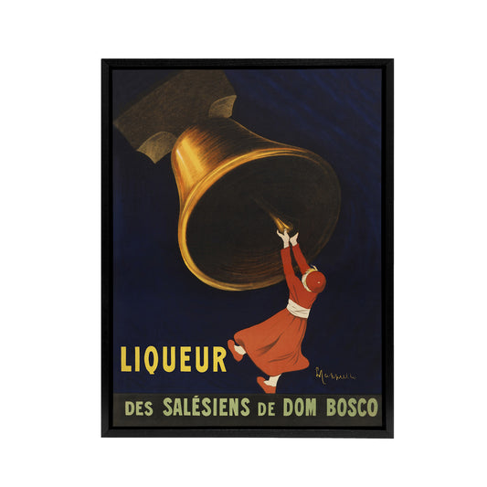 Angelus Liquor of Priests Advert Framed Canvas Wall Art Print Cappiello