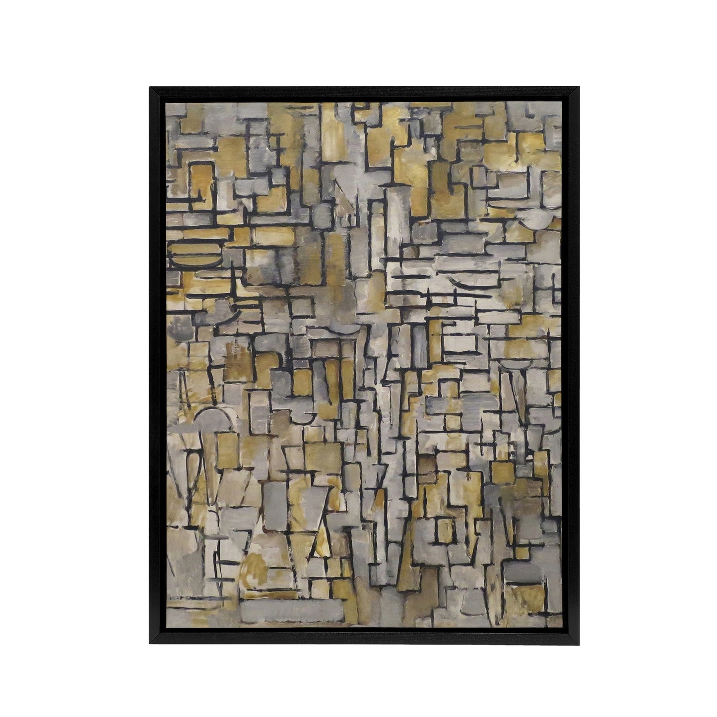 Tableau No 2 Composition No VII Mondrian Framed Canvas Wall Art Print