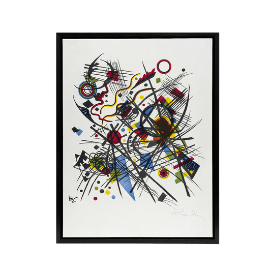 Abstract for Fourth Bauhaus Portfolio Kandinsky Framed Canvas Wall Art Print