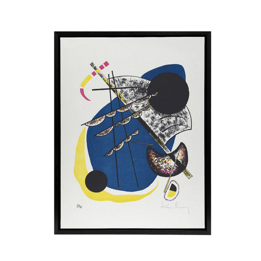 Small Worlds II Abstract Painting Kandinsky Framed Canvas Wall Art Print