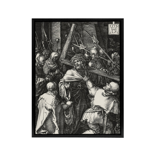 Bearing of the Cross Albrecht Durer Framed Canvas Wall Art Print