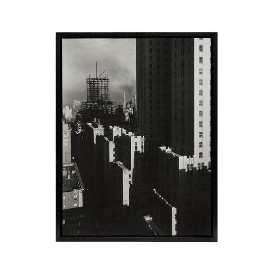 NY City View from the Shelton Stieglitz Framed Canvas Wall Art Print