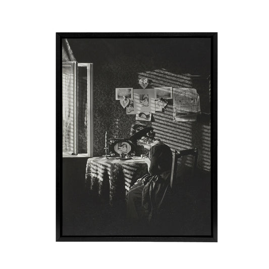Sun Rays Paula in Berlin Alfred Stieglitz Framed Canvas Wall Art Print