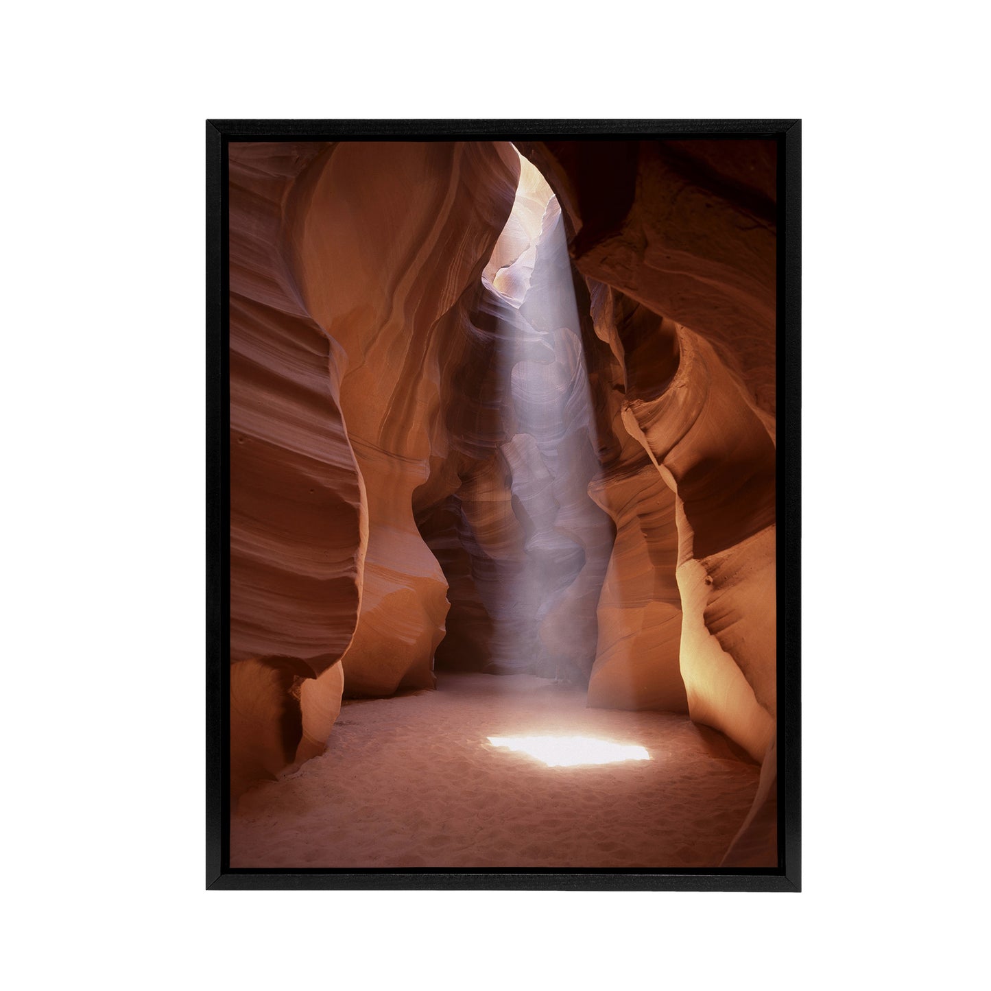 Light Shaft Arizona Slot Canyon Highsmith Framed Canvas Wall Art Print