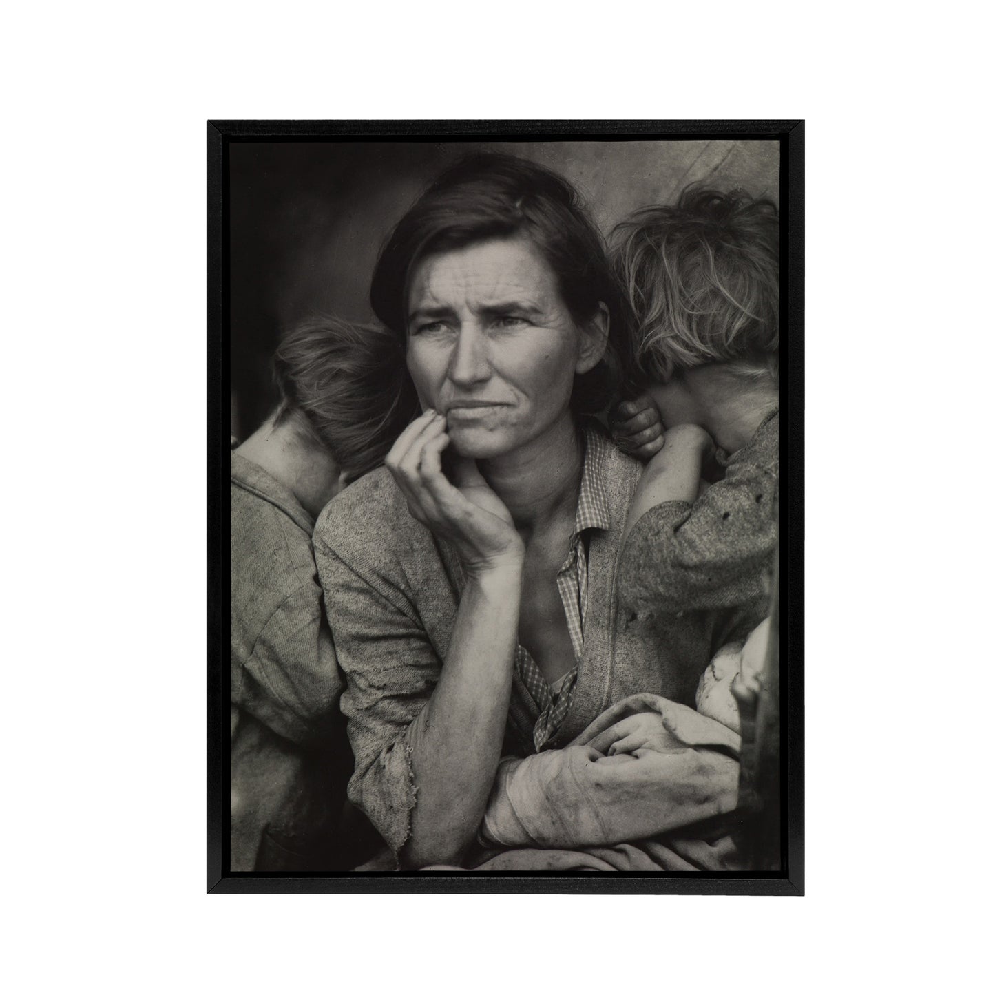 Migrant Mother Nipomo California Lange Framed Canvas Wall Art Print