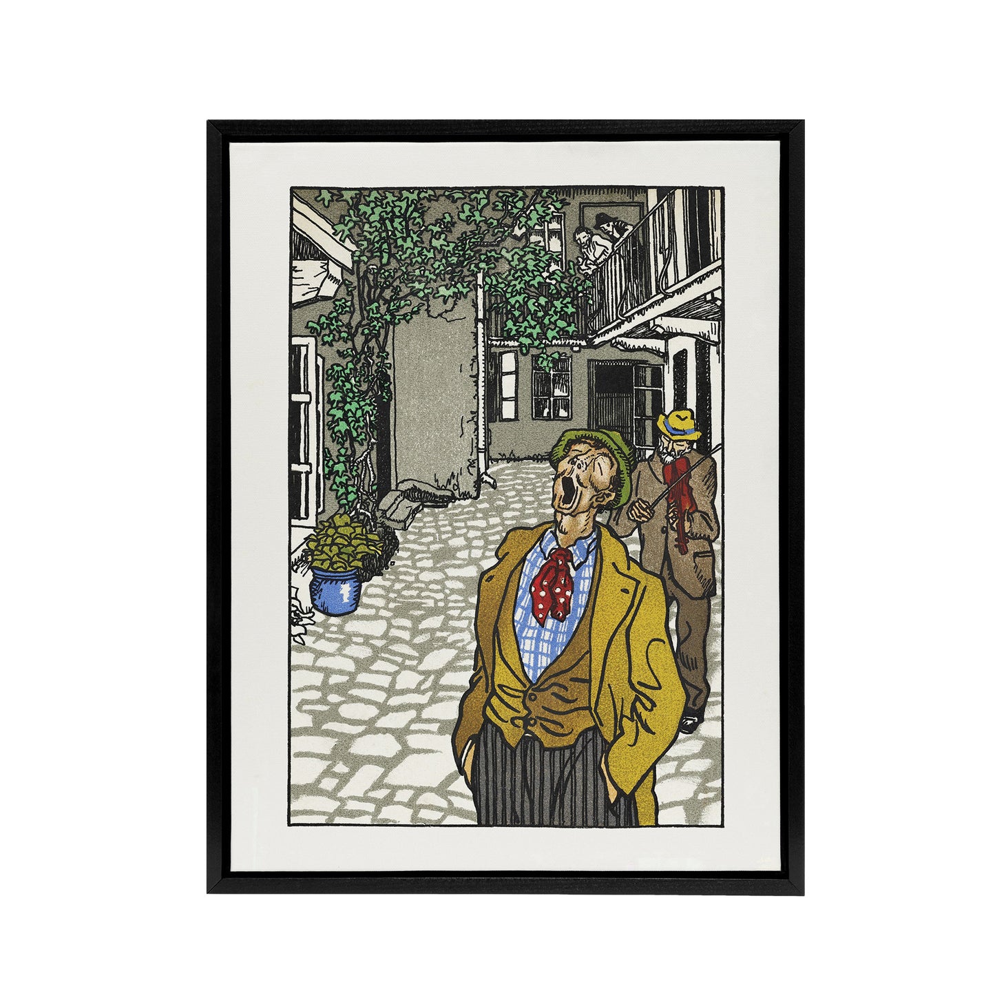 Naturally Gifted Singer Musician Moriz Jung Framed Canvas Wall Art Print