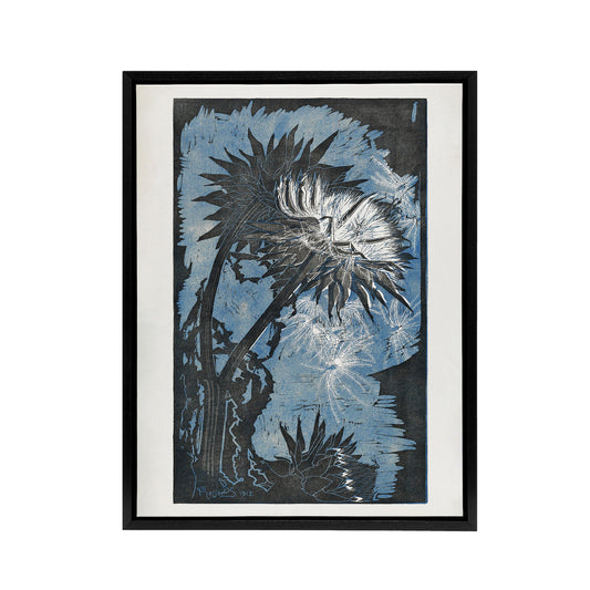 Artichoke Stylised Flower Bloom Reijer Stolk Framed Canvas Wall Art Print
