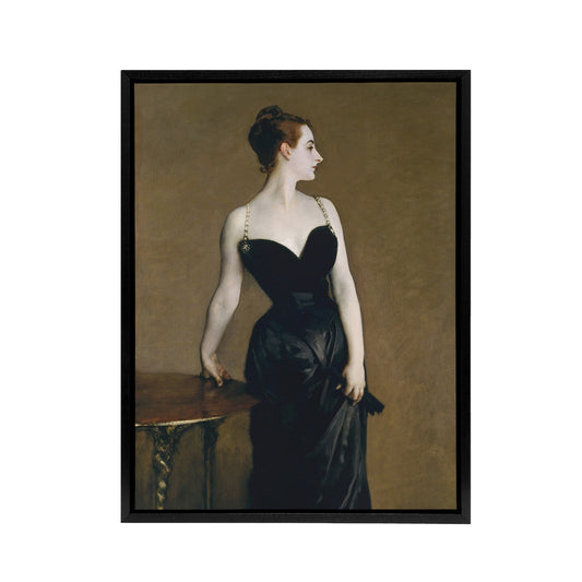 Madame X Portrait Painting Sargent Framed Canvas Wall Art Print