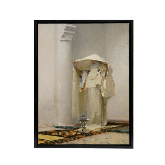 Smoke of Ambergris John Singer Sargent Framed Canvas Wall Art Print