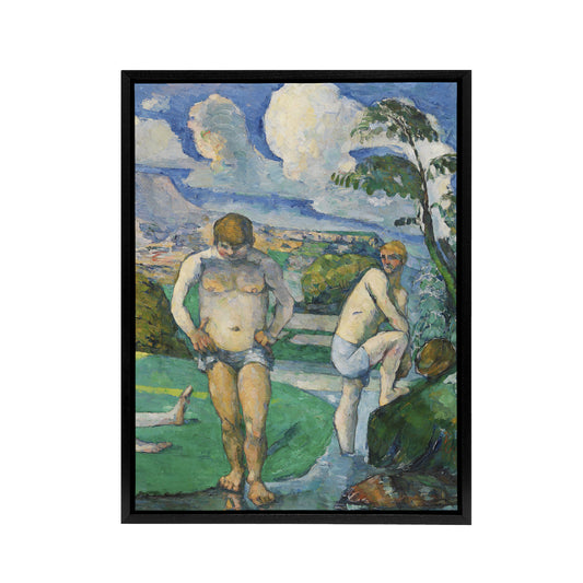 Bathers at Rest Oil Painting Paul Cezanne Framed Canvas Wall Art Print