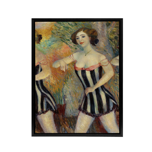 Pony Ballet Theater Dancer Glackens Framed Canvas Wall Art Print