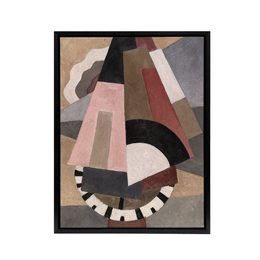 Provincetown Abstract Painting Hartley Black Framed Canvas Wall Art Print