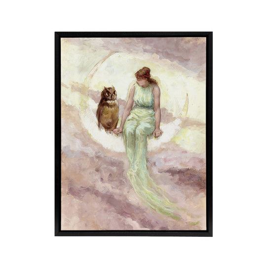 Frederick Stuart Church The Witch's Daughter Black Framed Canvas Wall Art Print